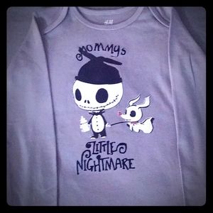 Mommy's little nightmare long sleeve toddler top